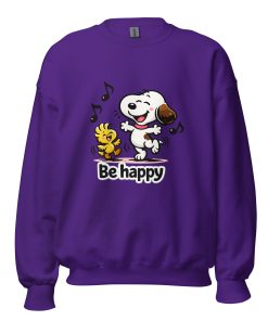 Alternative view of Snoop and Woodstock be happy Unisex Sweatshirt