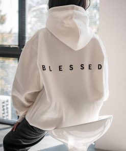 BLESSED Unisex organic mid-weight hoodie