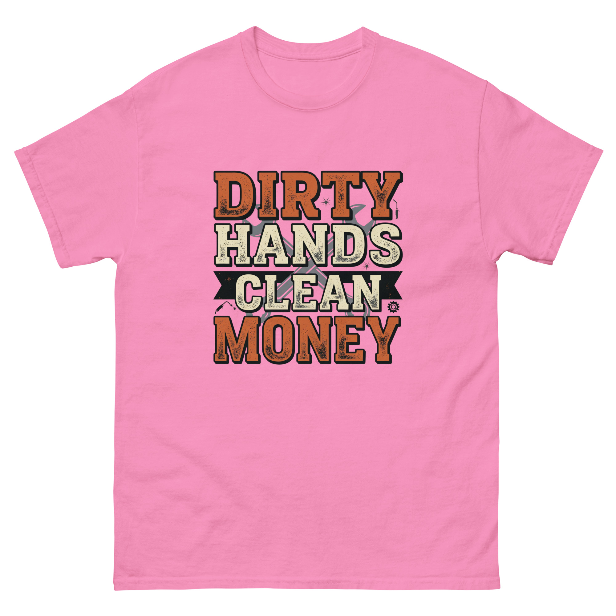 Dirty Hands Clean Money Tee | Blue Collar Work Shirt