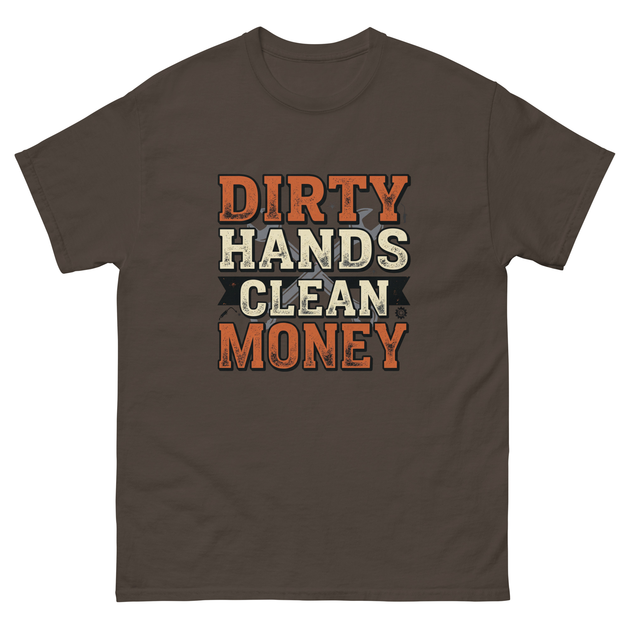 Dirty Hands Clean Money Tee | Blue Collar Work Shirt - Image 5