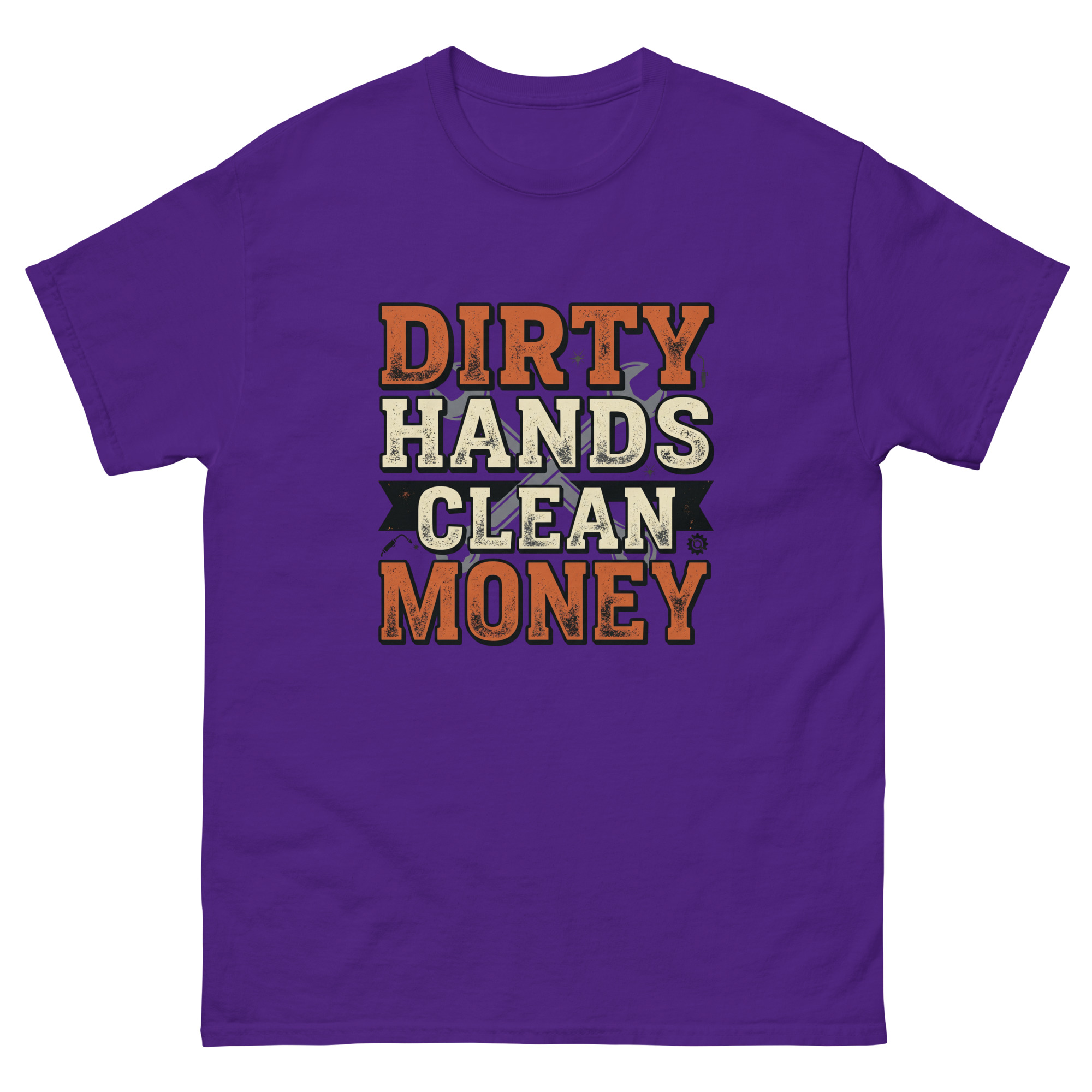 Dirty Hands Clean Money Tee | Blue Collar Work Shirt - Image 3