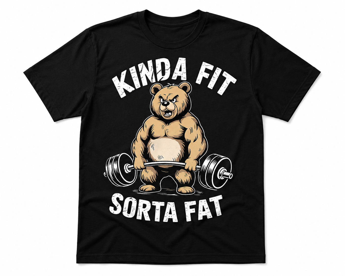 Kinda fit sorta fat digital file png