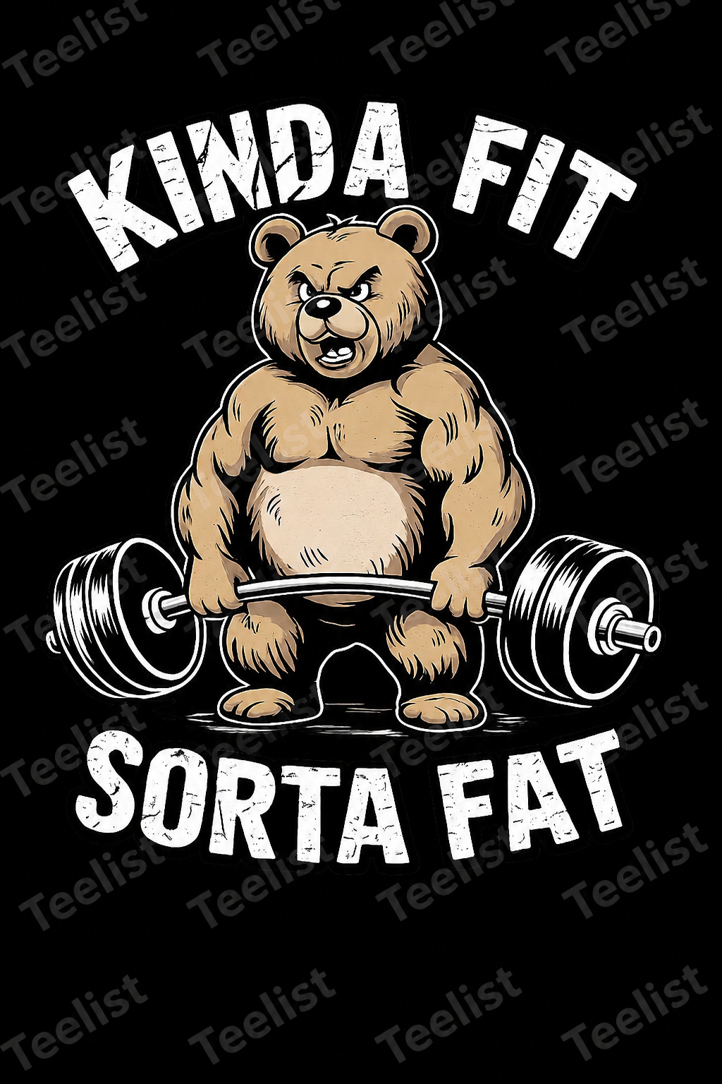 Kinda fit sorta fat digital file png - Image 2