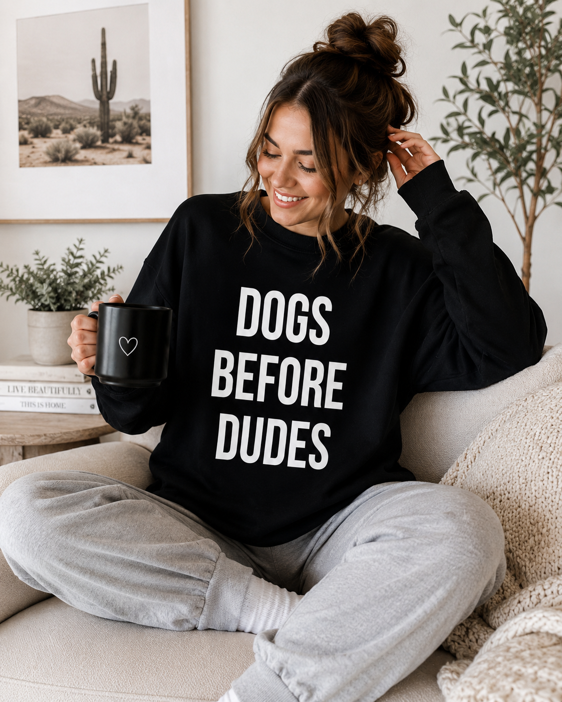 Dogs Before Dudes Champion Sweatshirt - Image 4