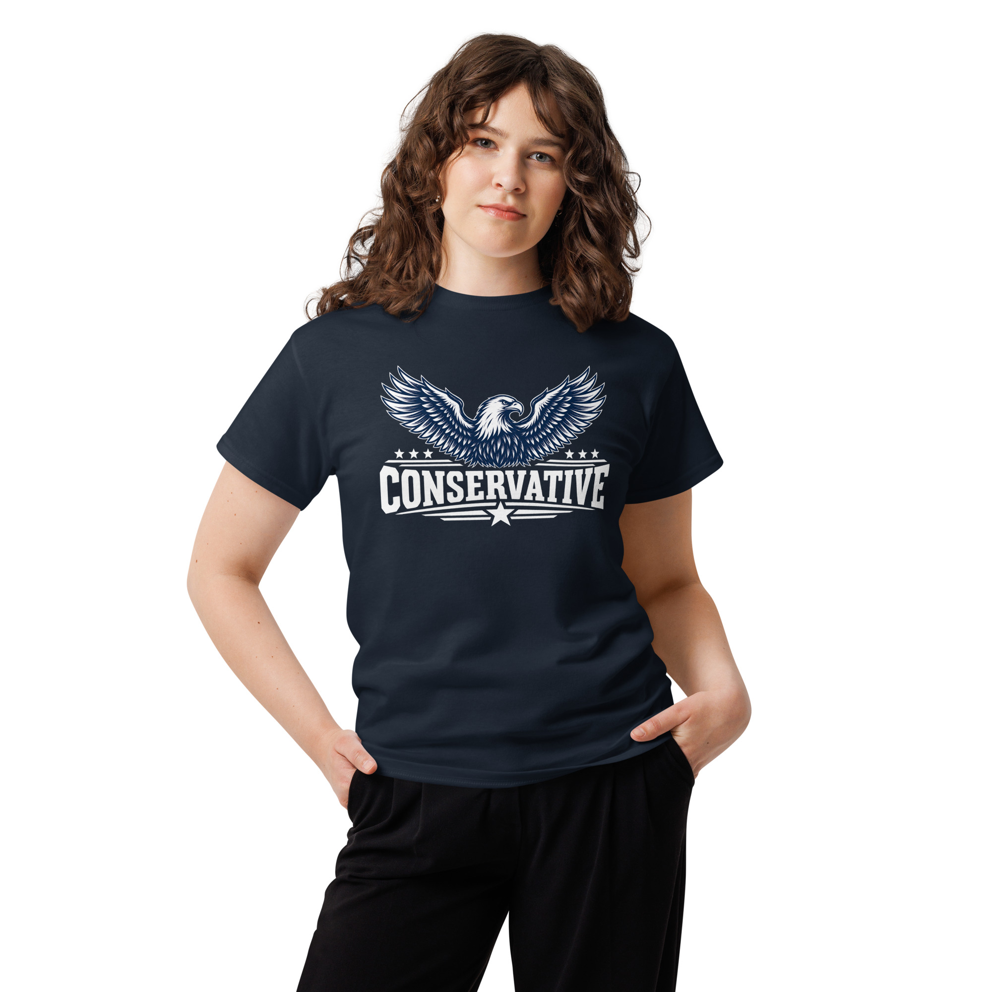 Conservative Eagle T-Shirt – Patriotic American Graphic Tee for Men & Women - Image 34