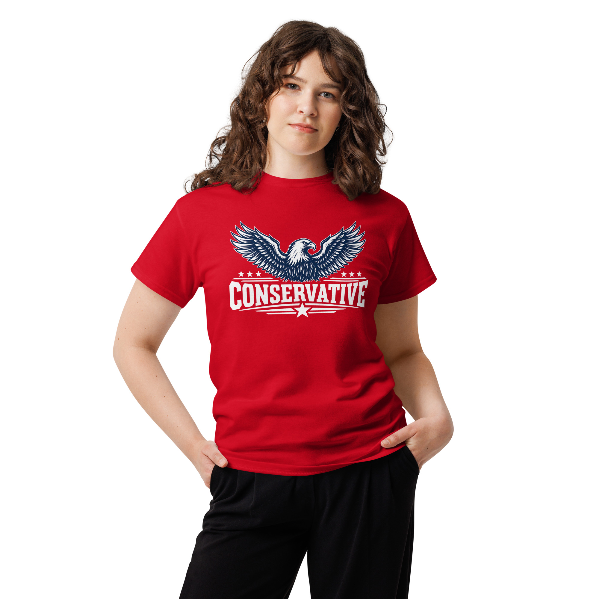 Conservative Eagle T-Shirt – Patriotic American Graphic Tee for Men & Women - Image 36